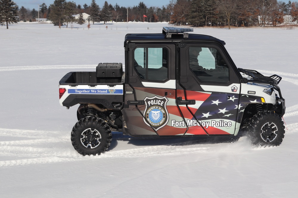 Fort McCoy Directorate of Emergency Services Police Department UTVs get special look