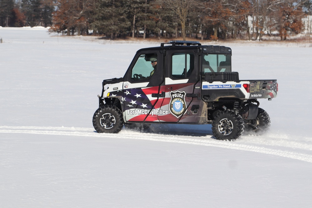 Fort McCoy Directorate of Emergency Services Police Department UTVs get special look