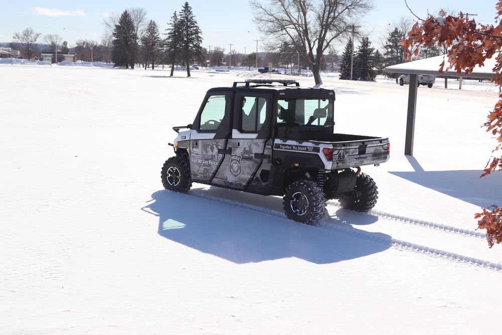 Fort McCoy Directorate of Emergency Services Police Department UTVs get special look