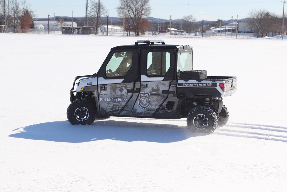 Fort McCoy Directorate of Emergency Services Police Department UTVs get special look