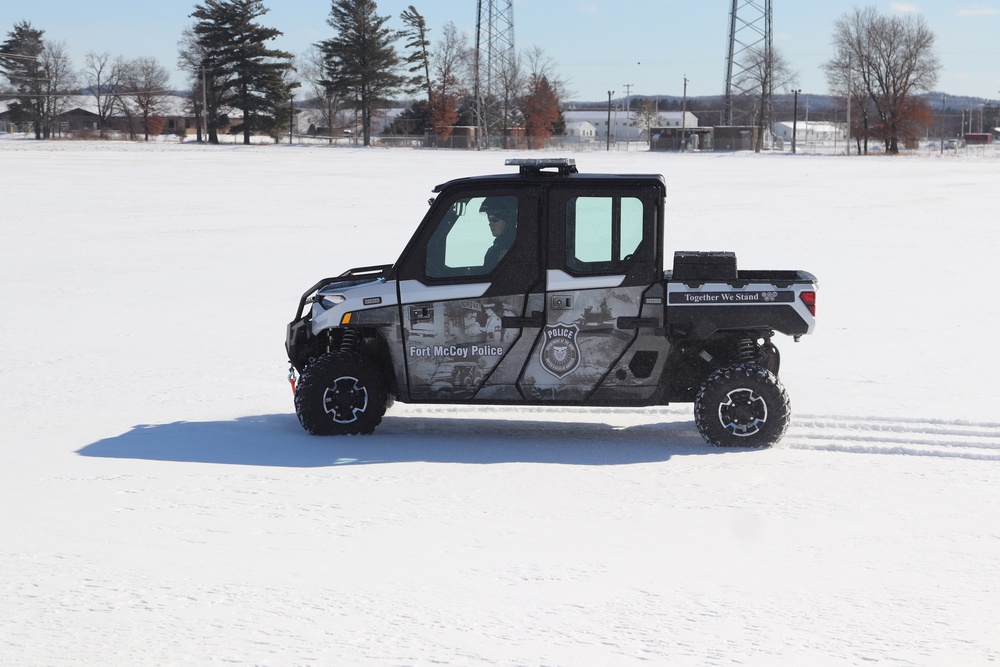 Fort McCoy Directorate of Emergency Services Police Department UTVs get special look