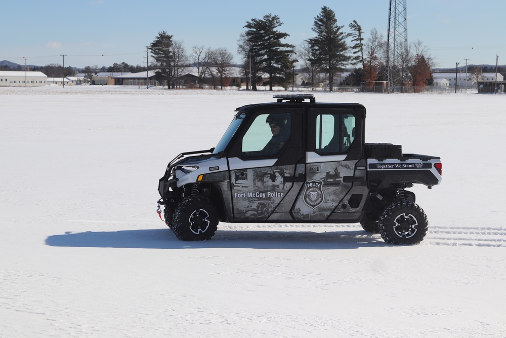 Fort McCoy Directorate of Emergency Services Police Department UTVs get special look