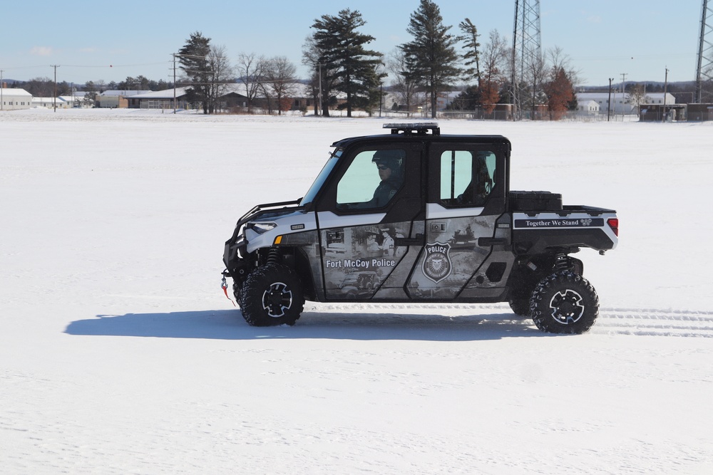 Fort McCoy Directorate of Emergency Services Police Department UTVs get special look