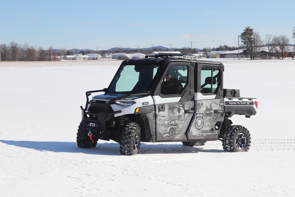 Fort McCoy Directorate of Emergency Services Police Department UTVs get special look