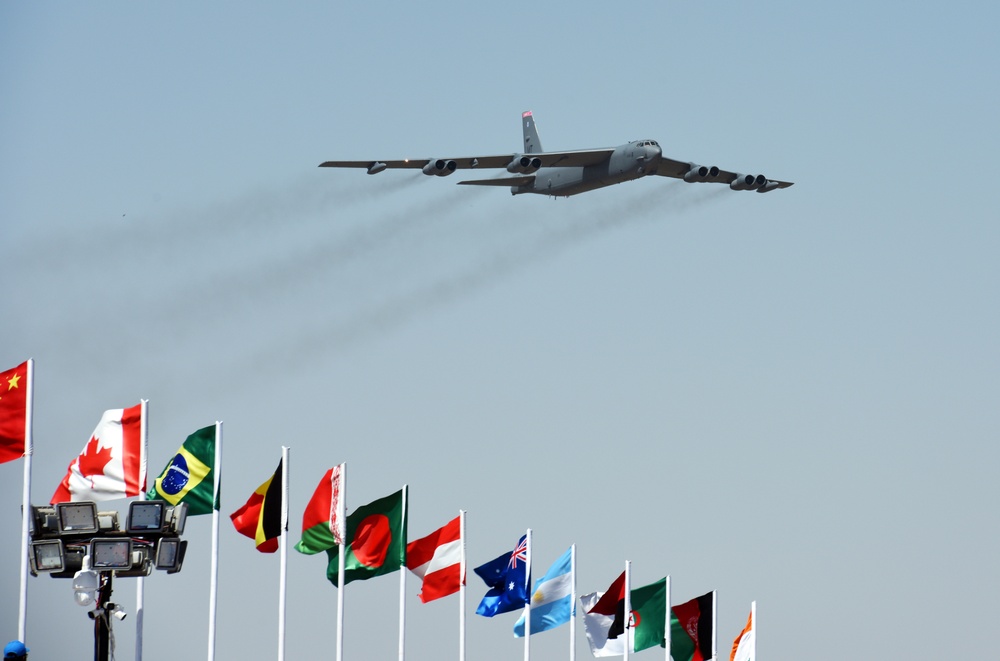 U.S. Air Force B-52 Participates in Aero India 2019