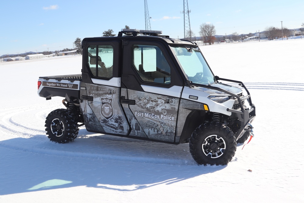 Fort McCoy Directorate of Emergency Services Police Department UTVs get special look