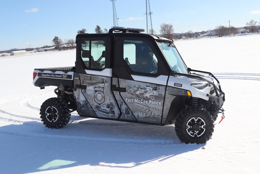 Fort McCoy Directorate of Emergency Services Police Department UTVs get special look