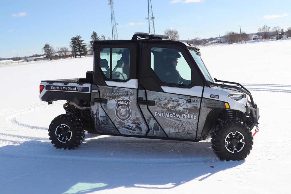 Fort McCoy Directorate of Emergency Services Police Department UTVs get special look