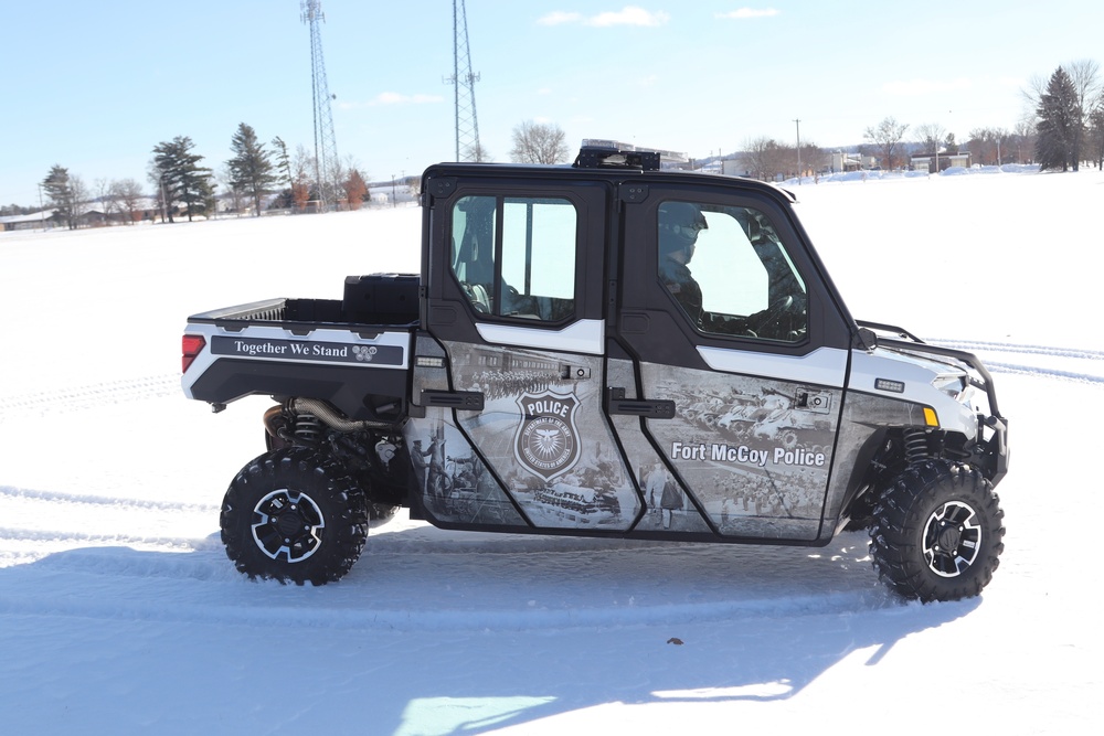 Fort McCoy Directorate of Emergency Services Police Department UTVs get special look