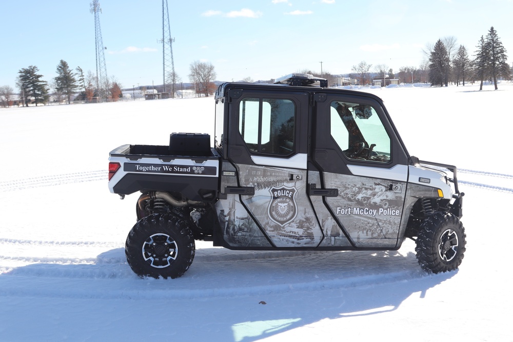 Fort McCoy Directorate of Emergency Services Police Department UTVs get special look