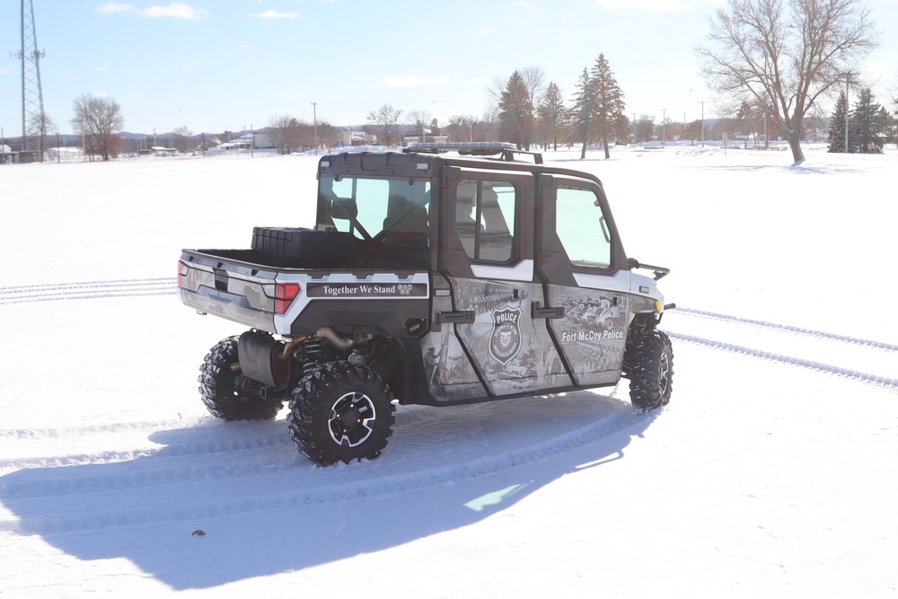 Fort McCoy Directorate of Emergency Services Police Department UTVs get special look