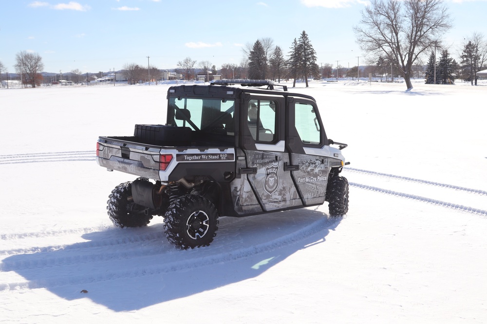 Fort McCoy Directorate of Emergency Services Police Department UTVs get special look