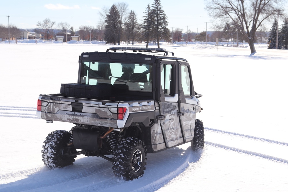 Fort McCoy Directorate of Emergency Services Police Department UTVs get special look