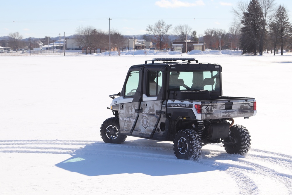 Fort McCoy Directorate of Emergency Services Police Department UTVs get special look