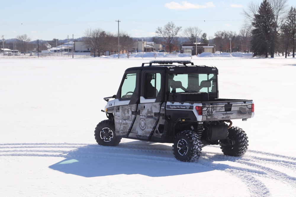 Fort McCoy Directorate of Emergency Services Police Department UTVs get special look