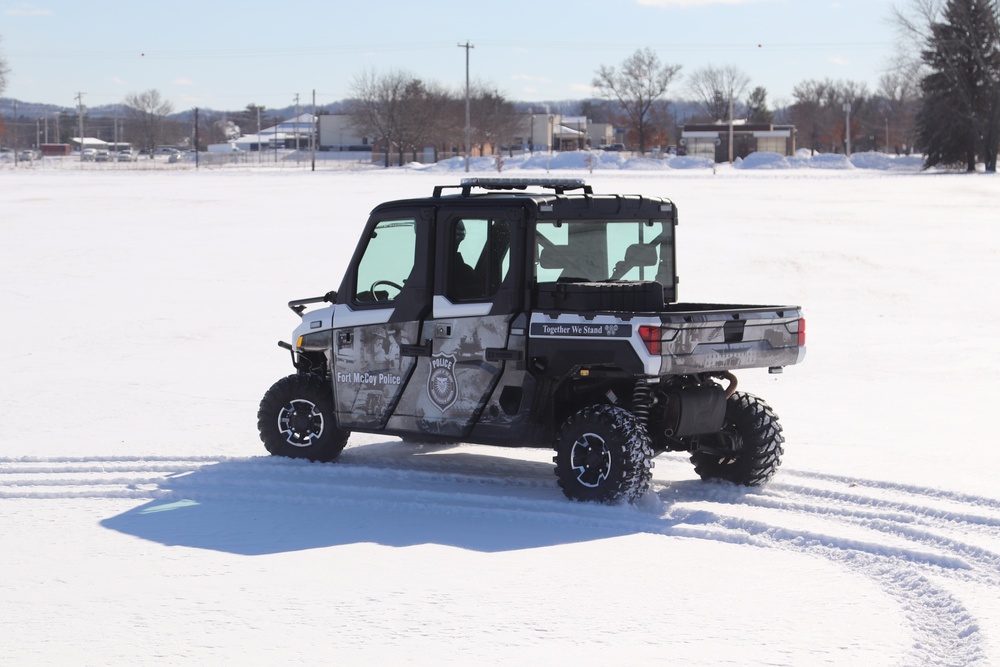 Fort McCoy Directorate of Emergency Services Police Department UTVs get special look