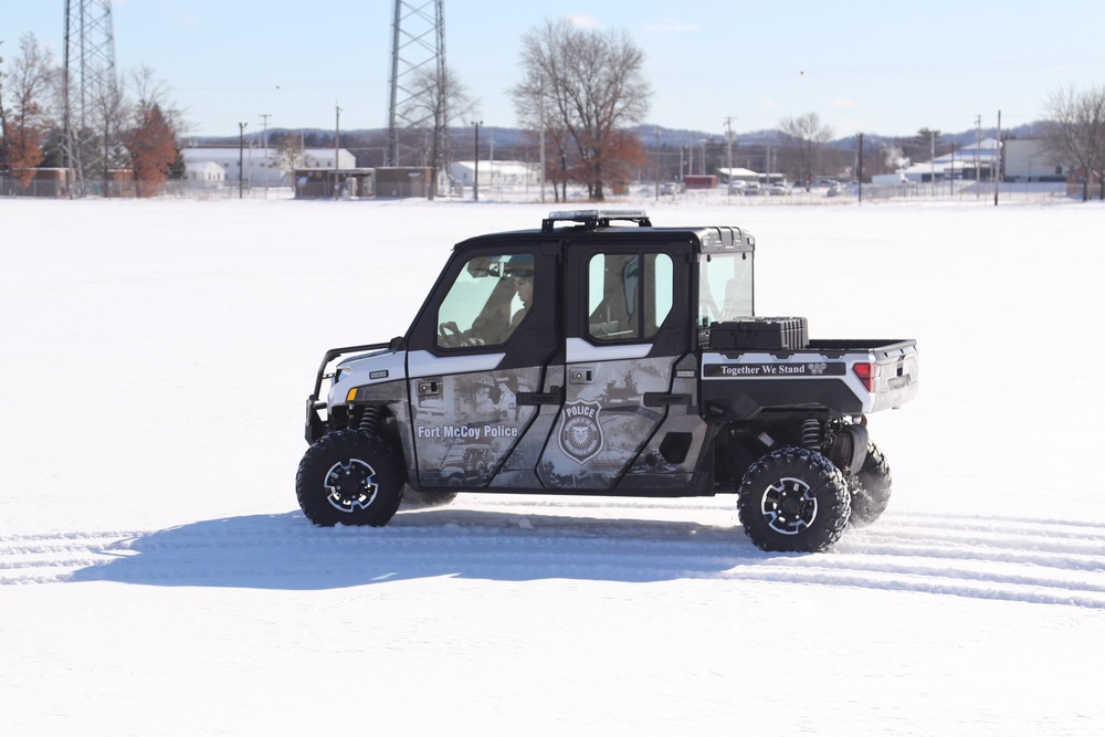 Fort McCoy Directorate of Emergency Services Police Department UTVs get special look