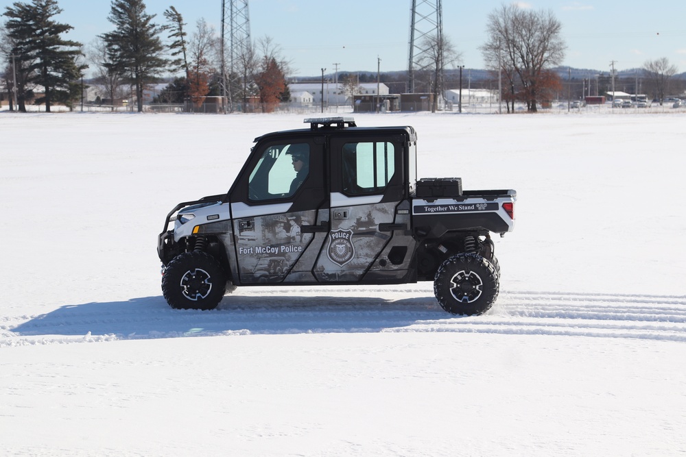 Fort McCoy Directorate of Emergency Services Police Department UTVs get special look