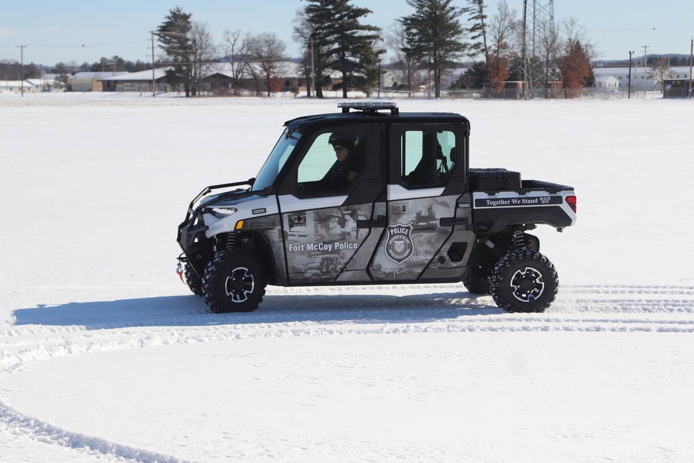 Fort McCoy Directorate of Emergency Services Police Department UTVs get special look