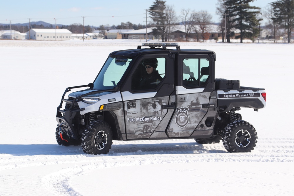 Fort McCoy Directorate of Emergency Services Police Department UTVs get special look