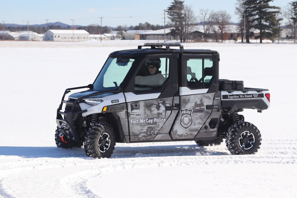 Fort McCoy Directorate of Emergency Services Police Department UTVs get special look