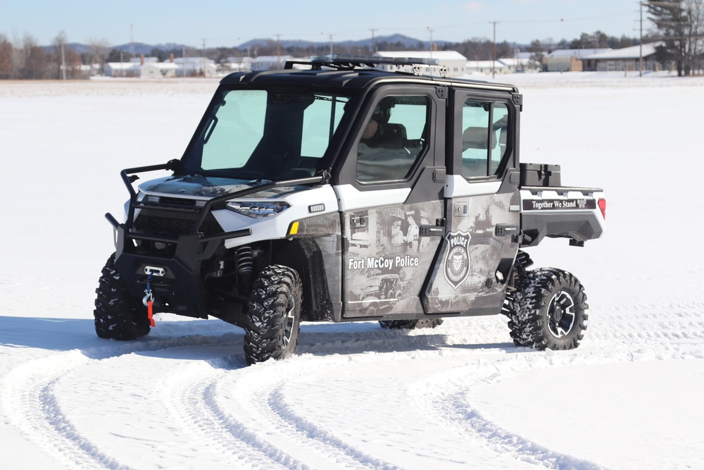 Fort McCoy Directorate of Emergency Services Police Department UTVs get special look