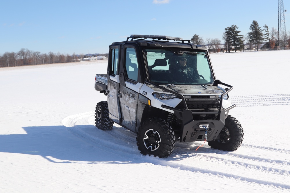 Fort McCoy Directorate of Emergency Services Police Department UTVs get special look