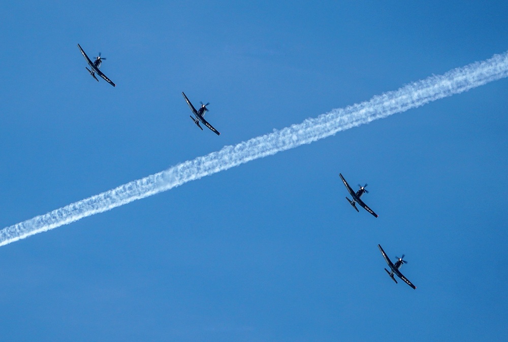 Columbus AFB instructor pilots connect with Virginia Tech AFROTC cadets