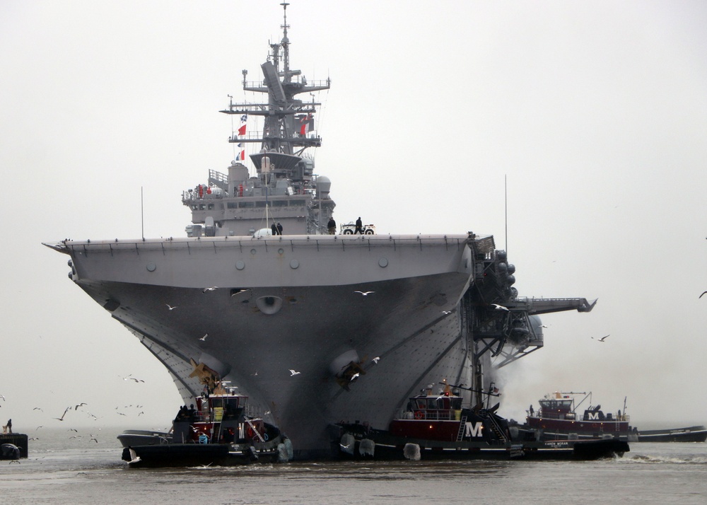 USS Bataan Sea Trials