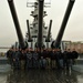 Sailors tour decommissioned battleship