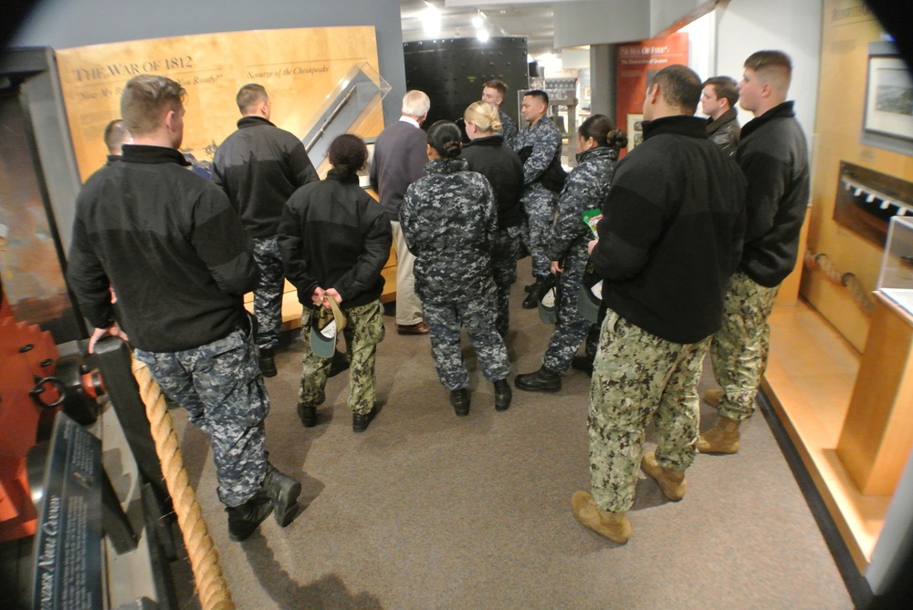 Sailors tour Naval Museum