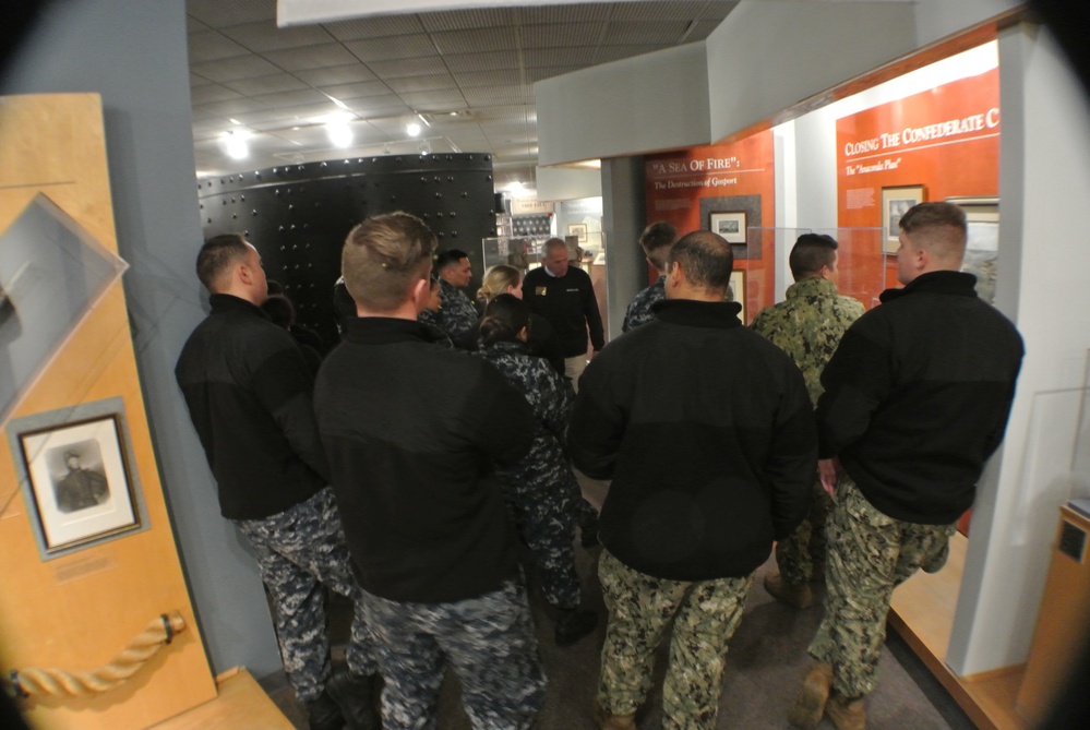 Sailors tour Naval Museum