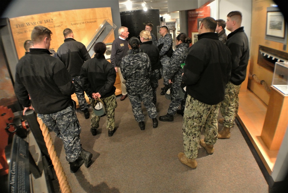 Sailors tour Naval Museum