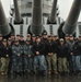 Sailors tour decommissioned battleship