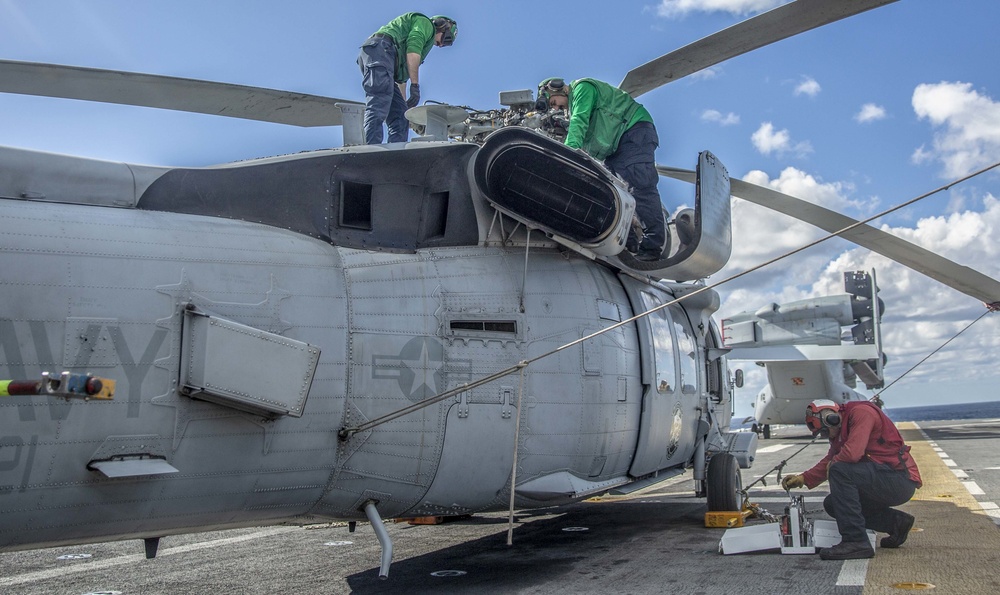 USS Boxer Flight Operations