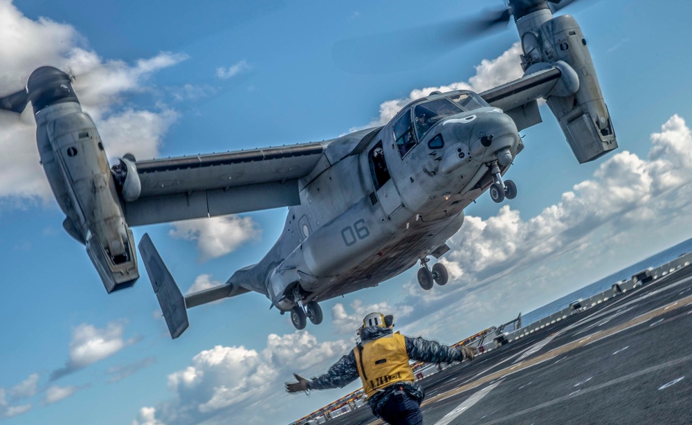 USS Boxer Flight Operations