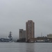 CVN 77 Transits Elizabeth River To NNSY