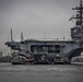 CVN 77 Transits Elizabeth River To NNSY