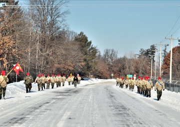 Photo Essay: Wisconsin Challenge Academy students take winter walk
