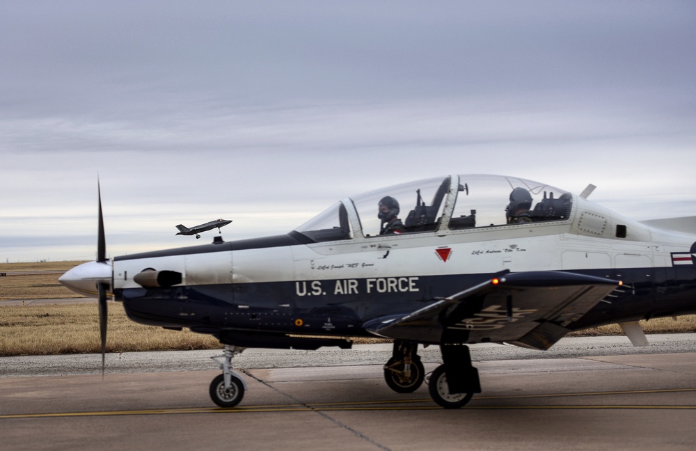 Sheppard a stop during F-35A Lightning II road tour