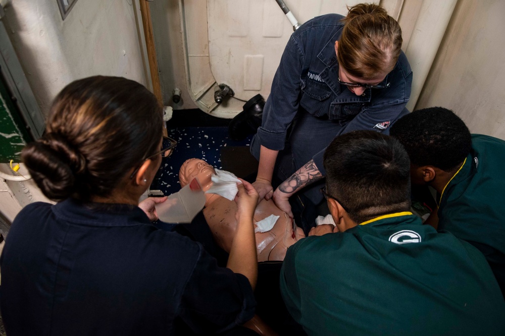 USS Green Bay Cobra Gold Medical Training Evolution