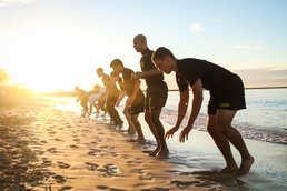 Beach combative prep drills