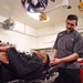 USS Blue Ridge Sailors conduct stretcher bearer training.