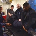 USS Blue Ridge Sailors conduct stretcher bearer training.