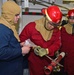 USS Blue Ridge Flying Squad conducts a damage control drill.