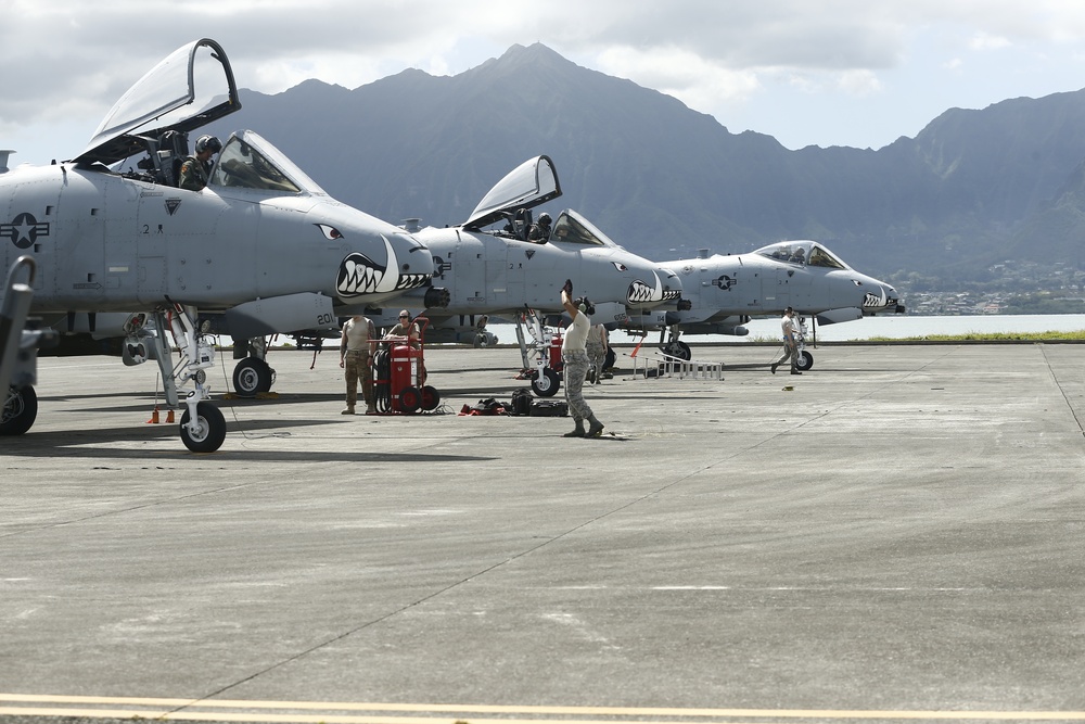 A-10's take off from MCBH