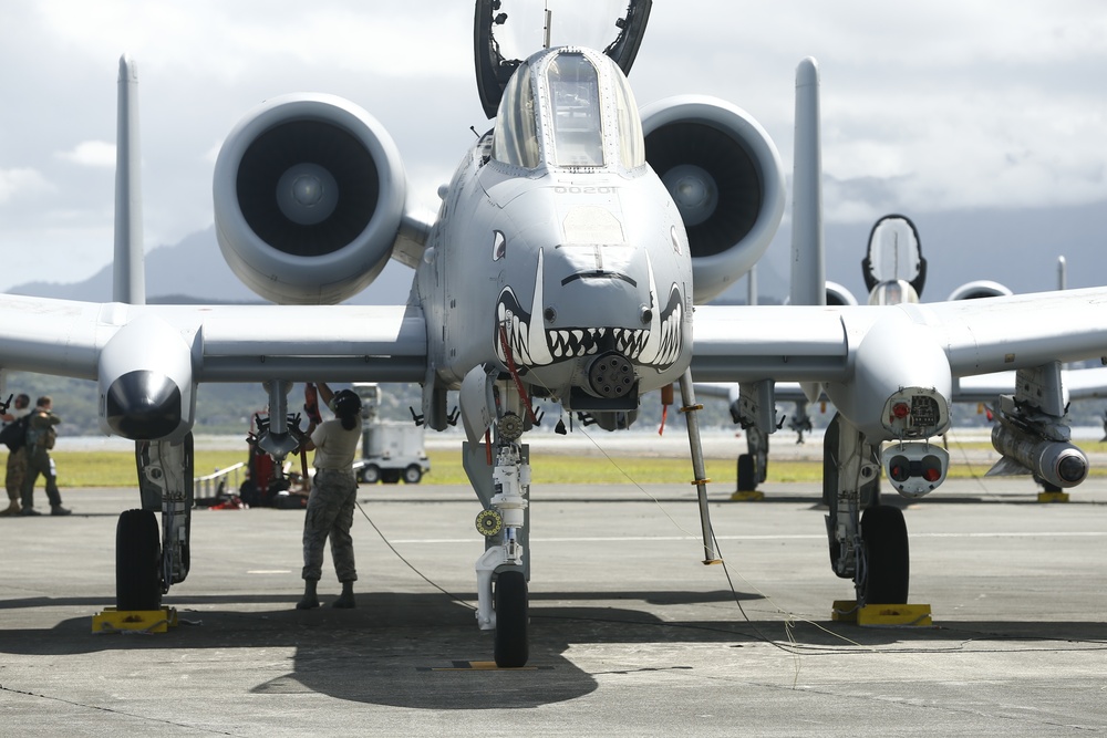 A-10's take off from Hawaii