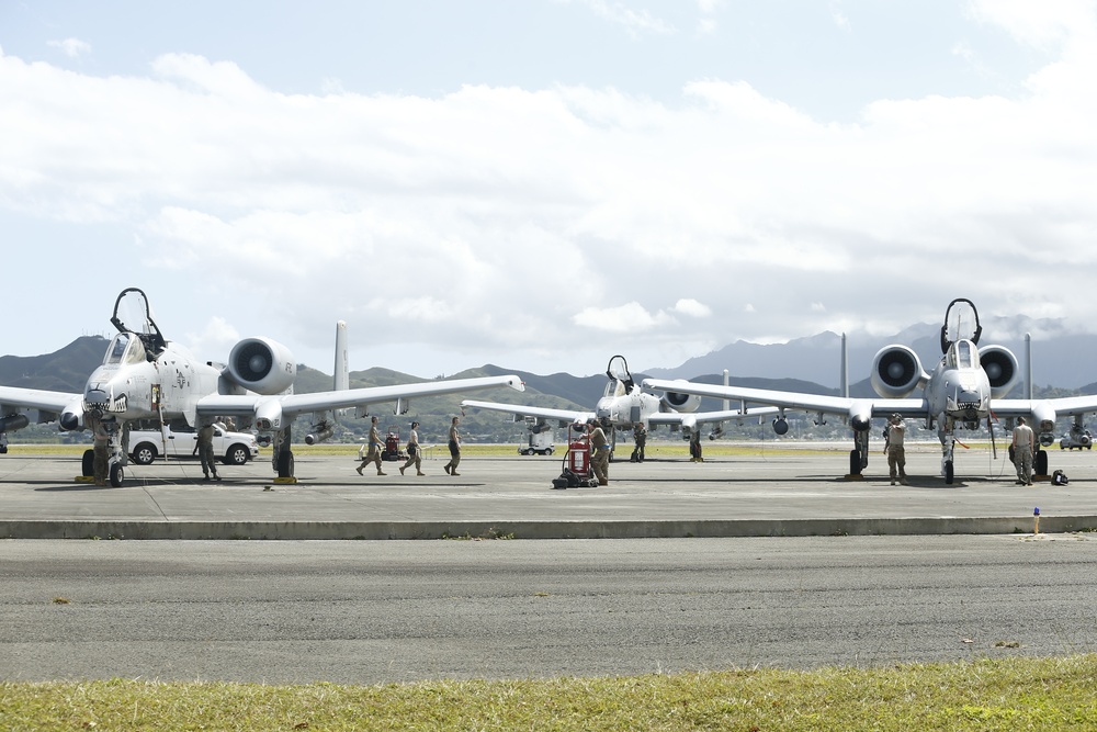 A-10's take off from MCBH