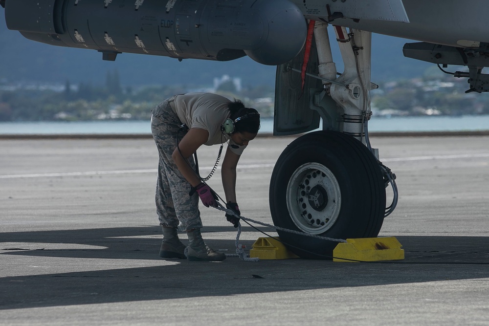 A-10's fly in Hawaii