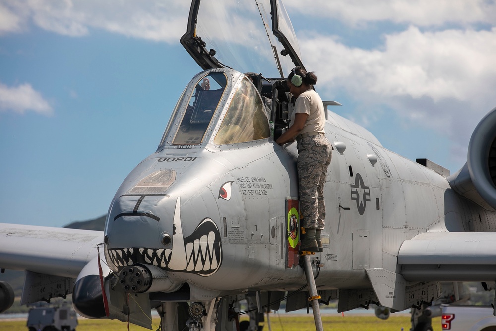 A-10's fly in Hawaii